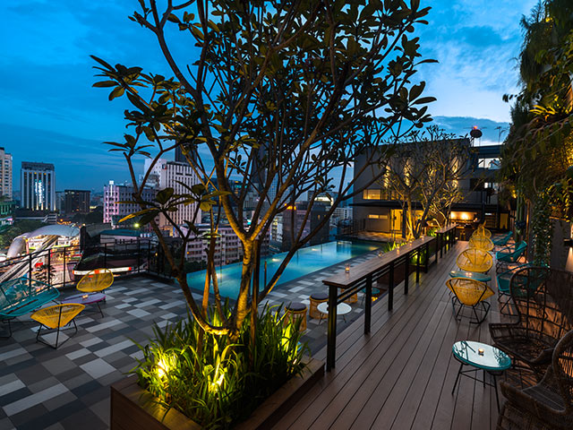 the kl journal hotel rooftop pool
