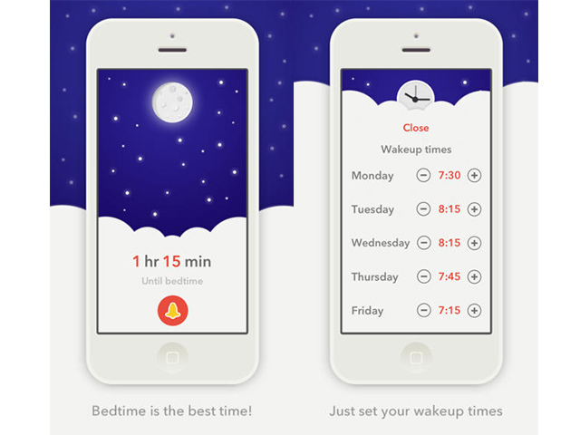 to bed sleeping app