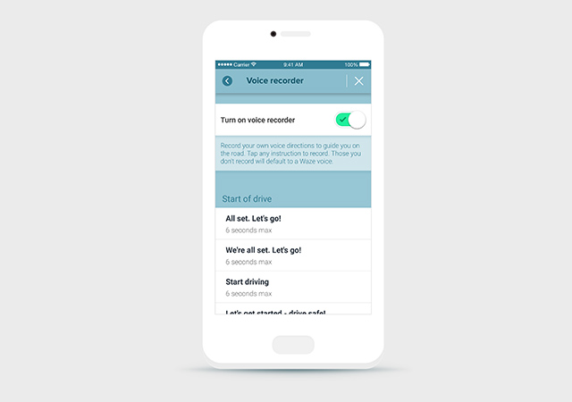 waze records your voice 