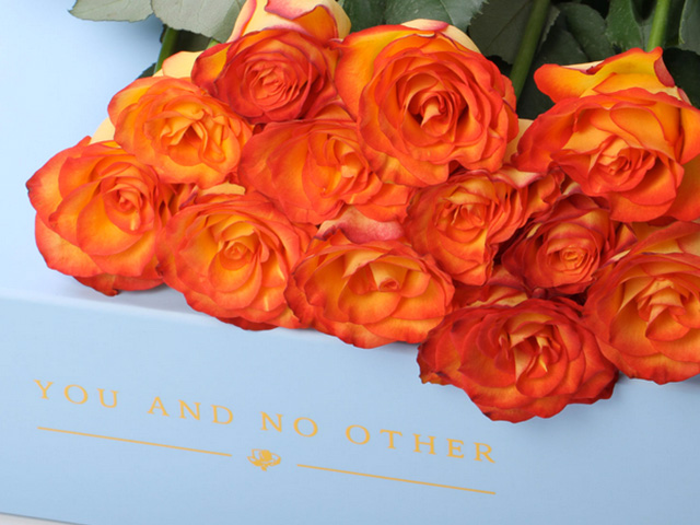 You and No Other flowers box