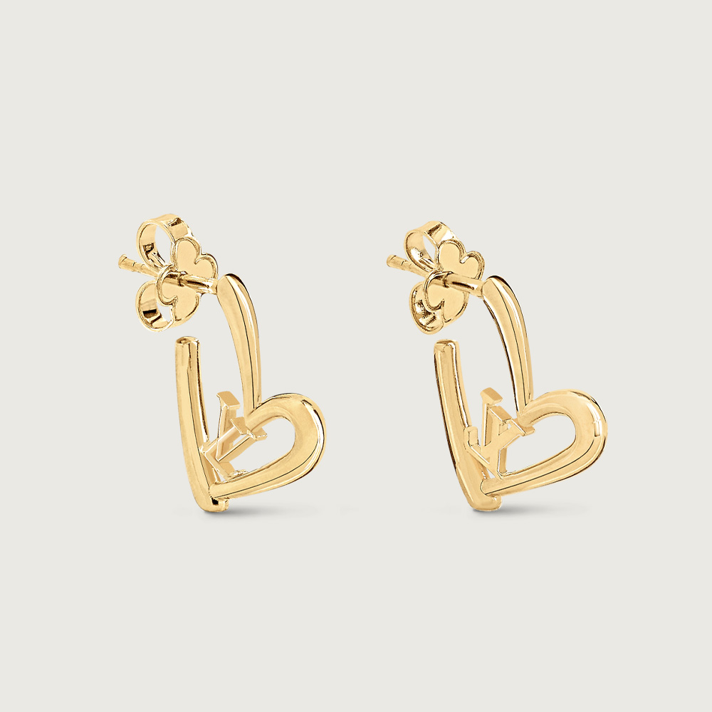 Shop Louis Vuitton Fall In Love Earrings Pm (FALL IN LOVE HEART