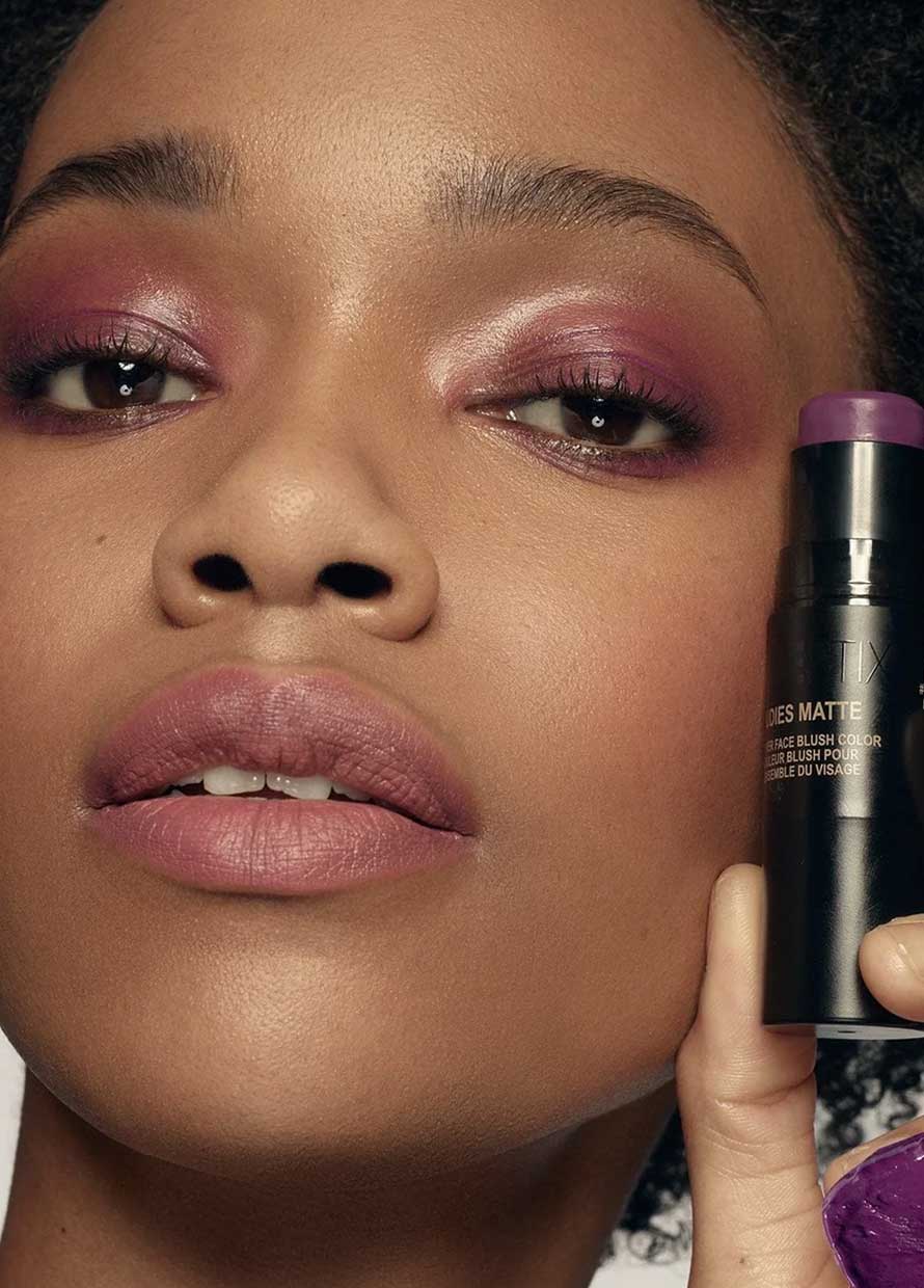 Purple blush is back in—here’s where to shop the look