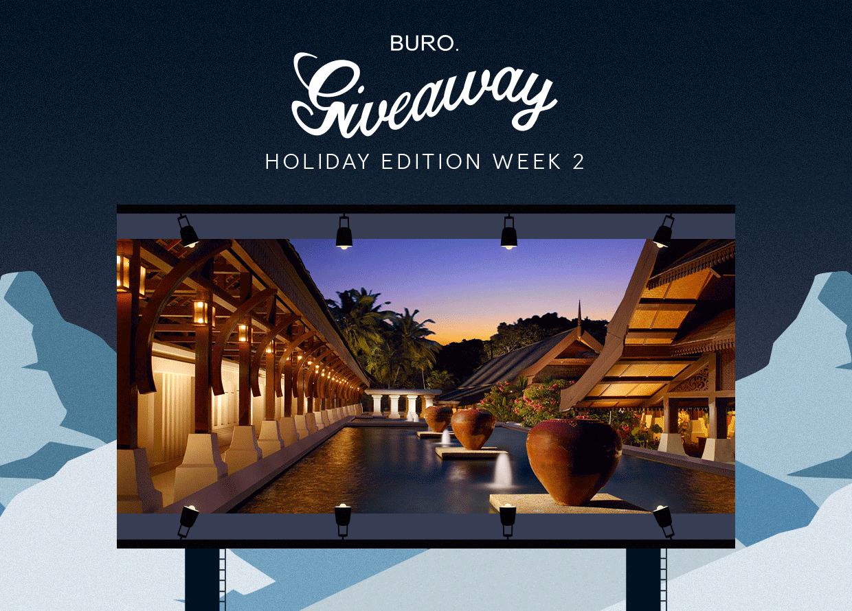 #BUROGiveaway Holiday Edition Week 2: Win staycations and beauty products worth over RM12,000!