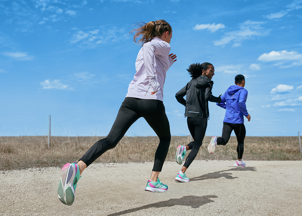 A beginner's attempt at running more seriously with the Adidas Adizero SL