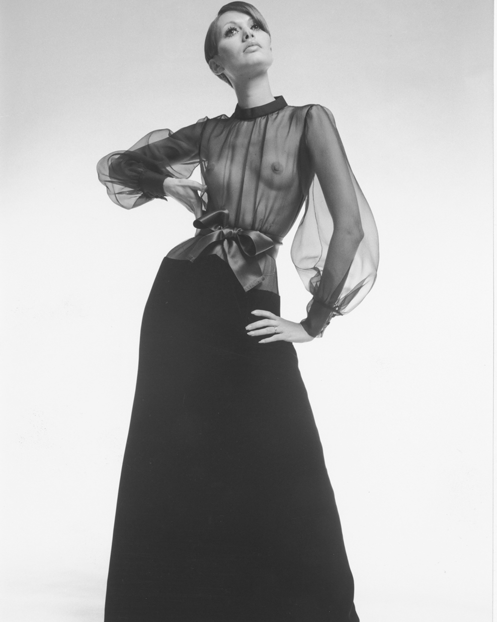 21-years-old Yves Saint Laurent at Christian Dior's Funeral, 1957