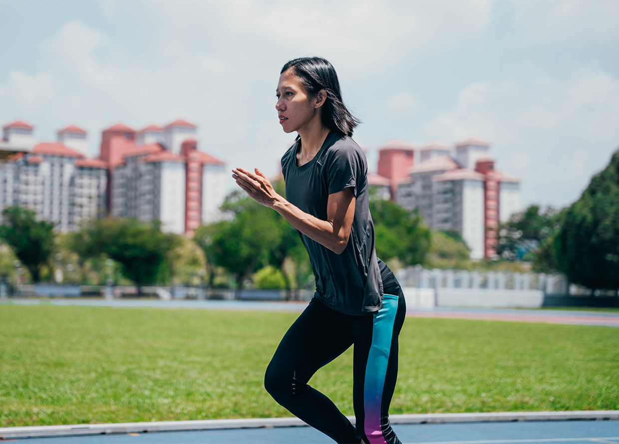 How national sprinter Zaidatul Husniah Zulkifli trains with Under