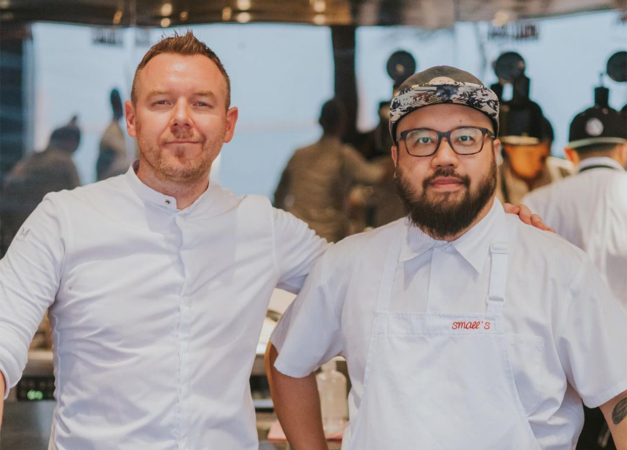 Chef Andrew Walsh and Chef Bjorn Shen on the second edition of Ember Curates at the One&Only Desaru Coast