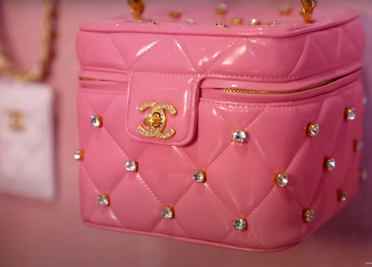 chanel barbie bag