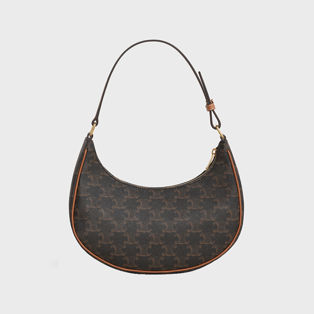 Crescent shaped bag