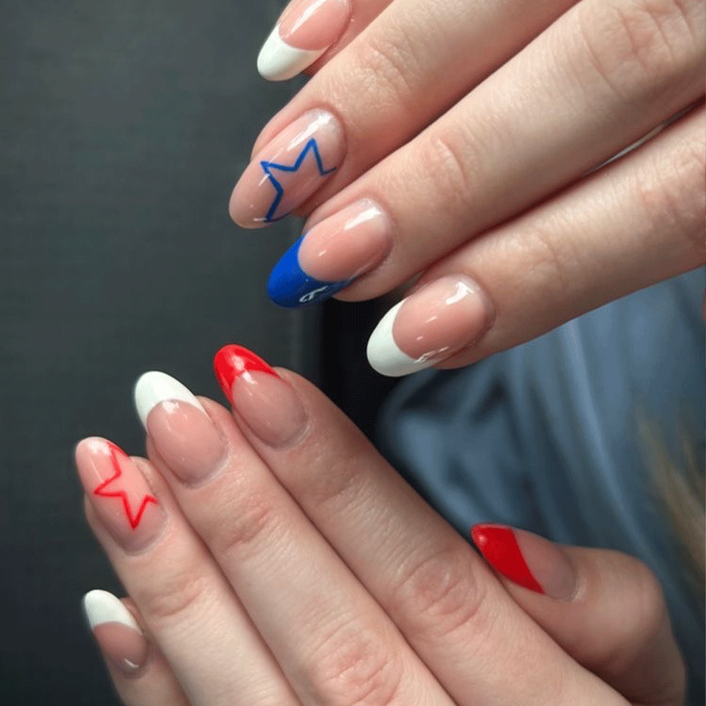 These Photos Of Cute Patriots Nail Art Are All The Inspo You Need