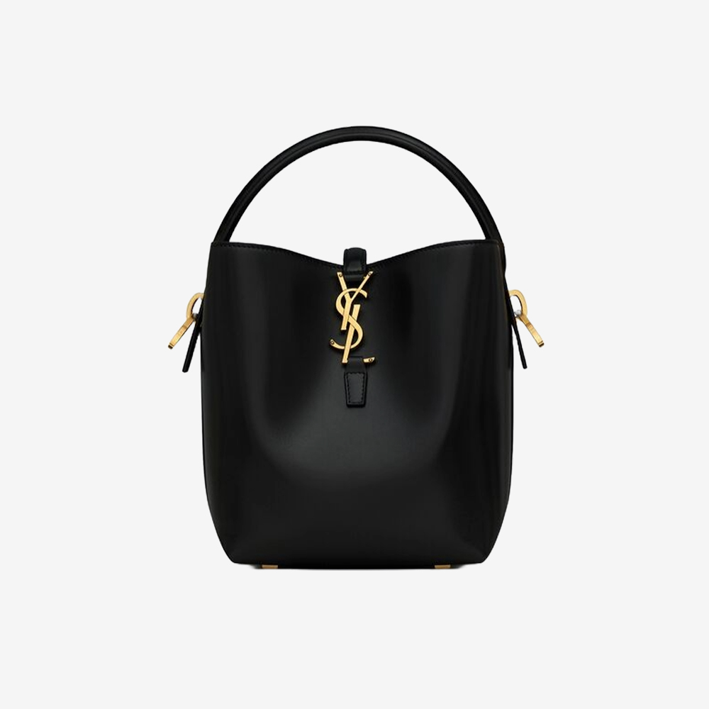 Le 37 leather bucket bag, Saint Laurent in 2023