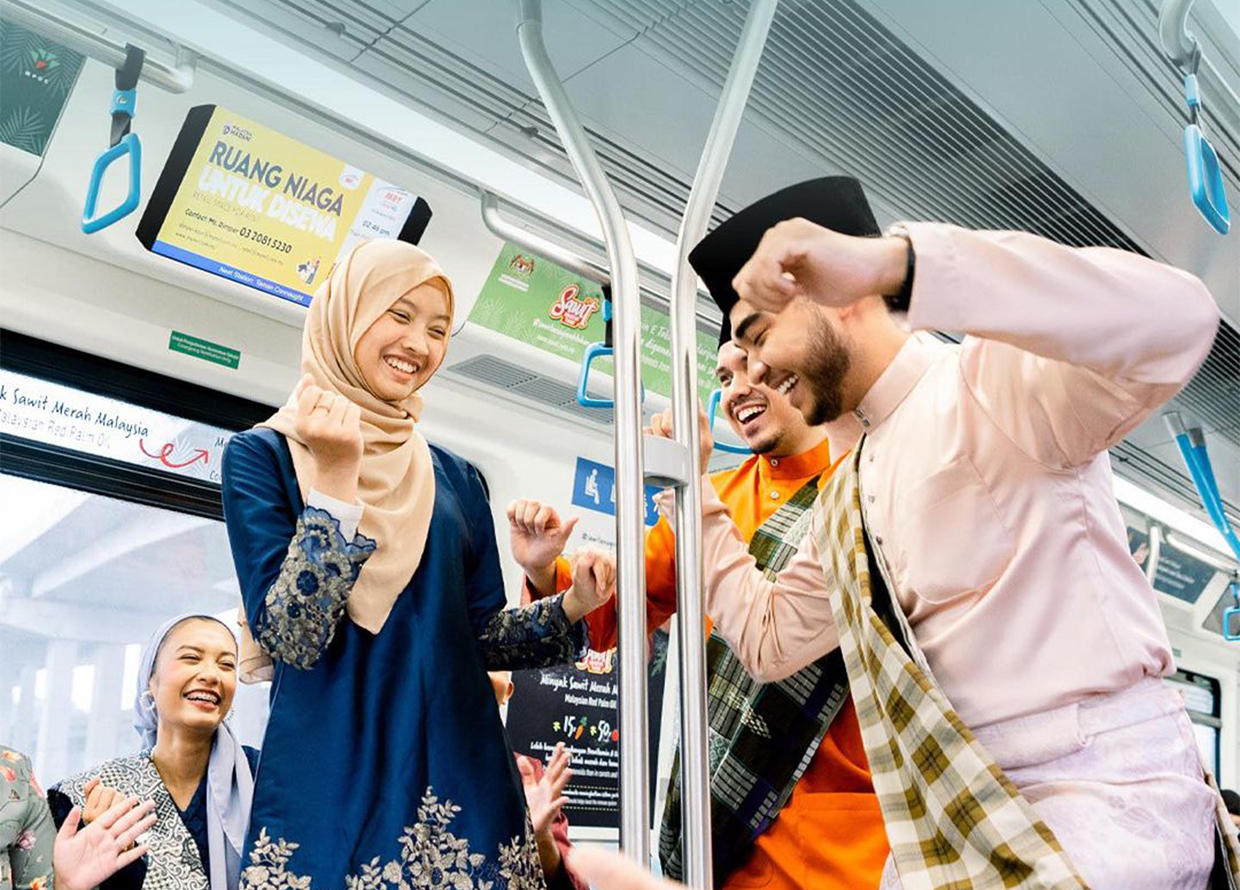 Get on board Keretapi Sarong to celebrate Malaysia Day