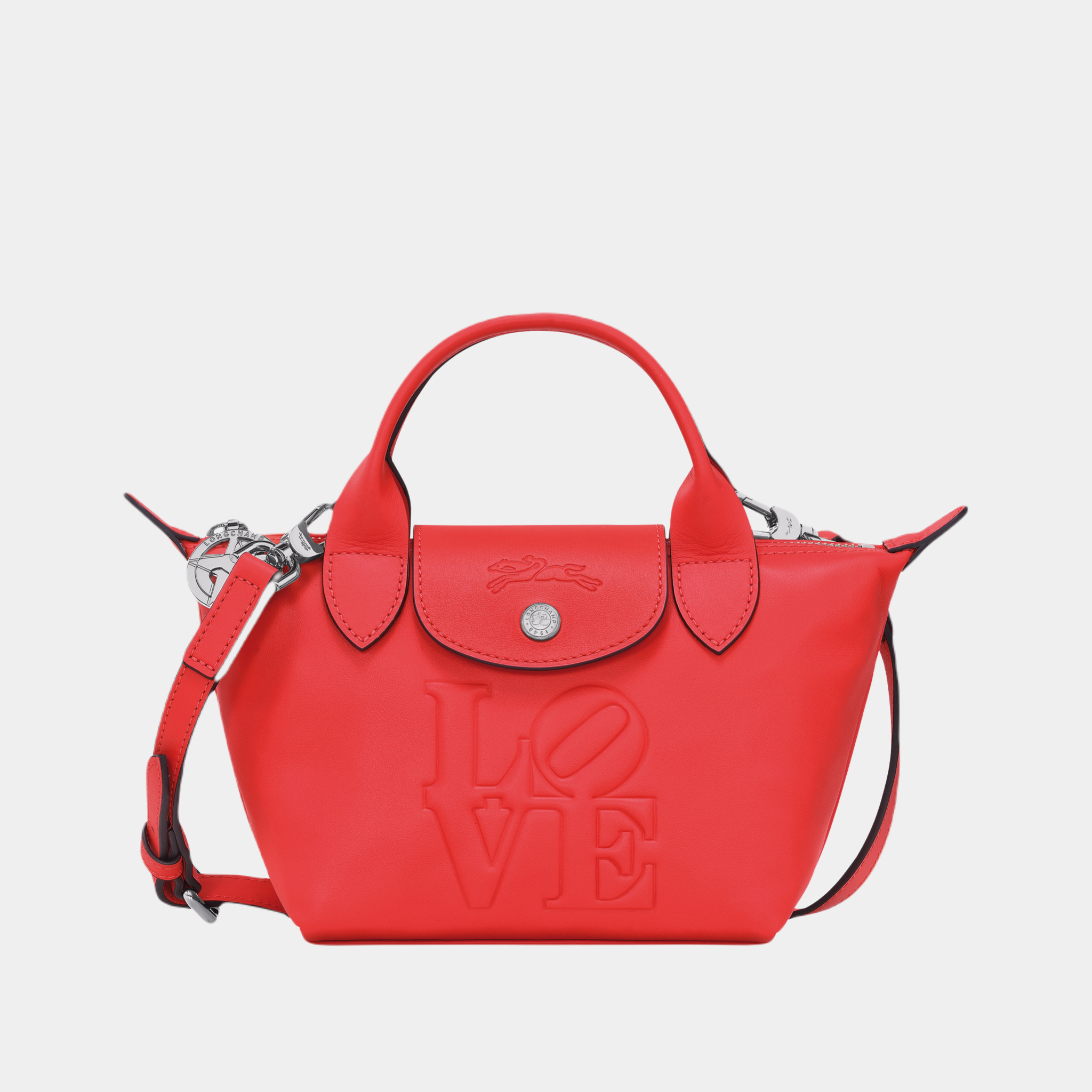 The Longchamp Le Pliage gets a colourful facelift with the iconic works of  Robert Indiana