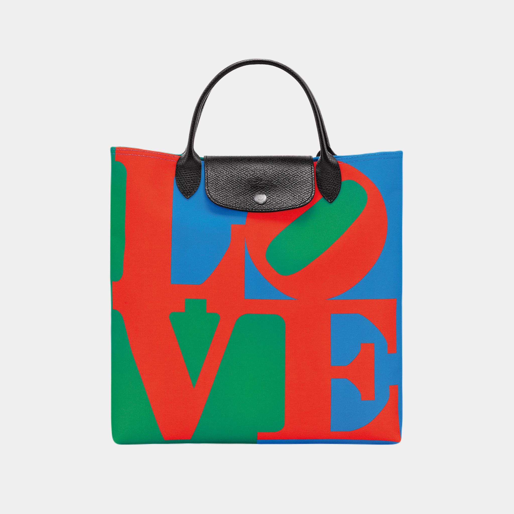 The Longchamp Le Pliage gets a colourful facelift with the iconic works of  Robert Indiana