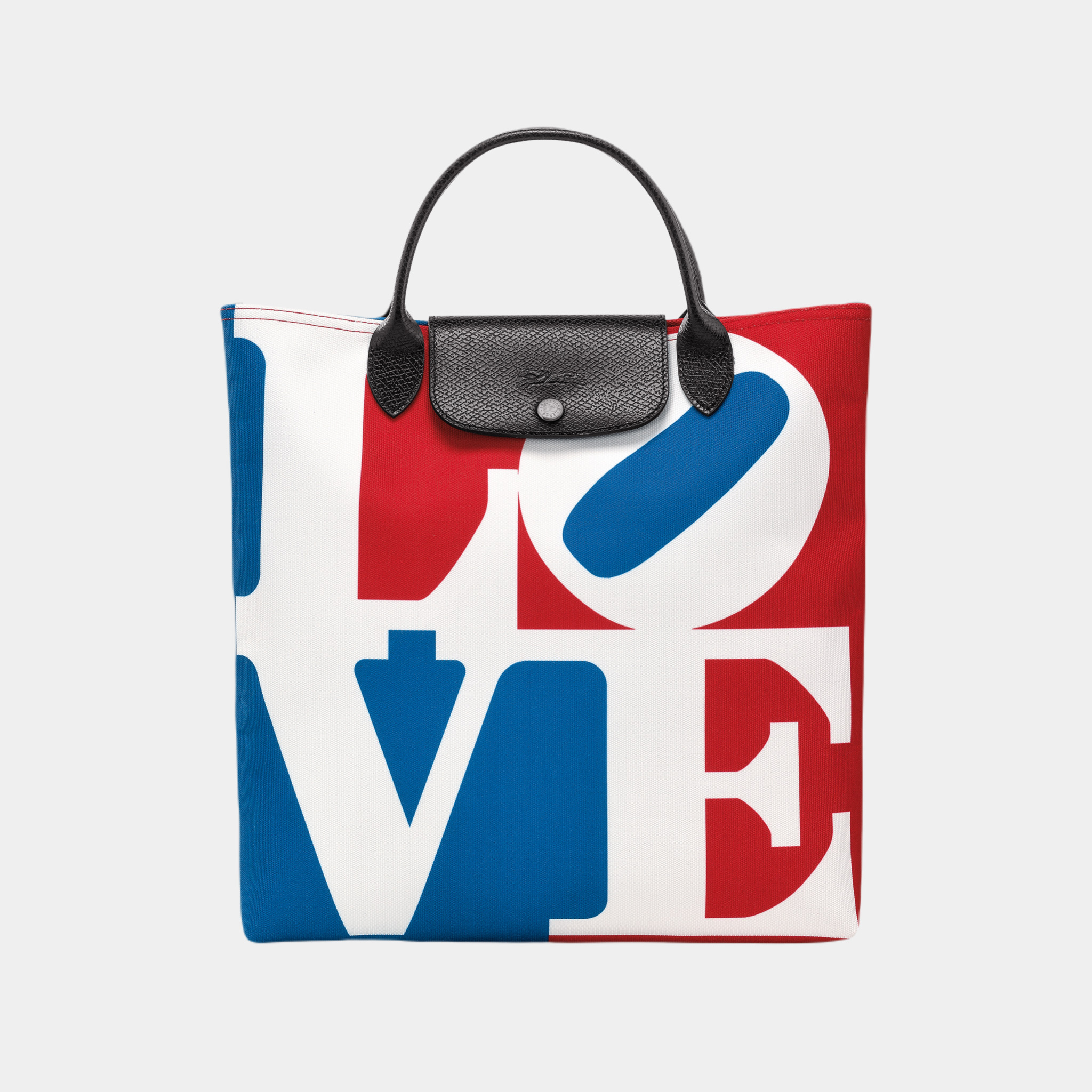 The Longchamp Le Pliage gets a colourful facelift with the iconic works of  Robert Indiana