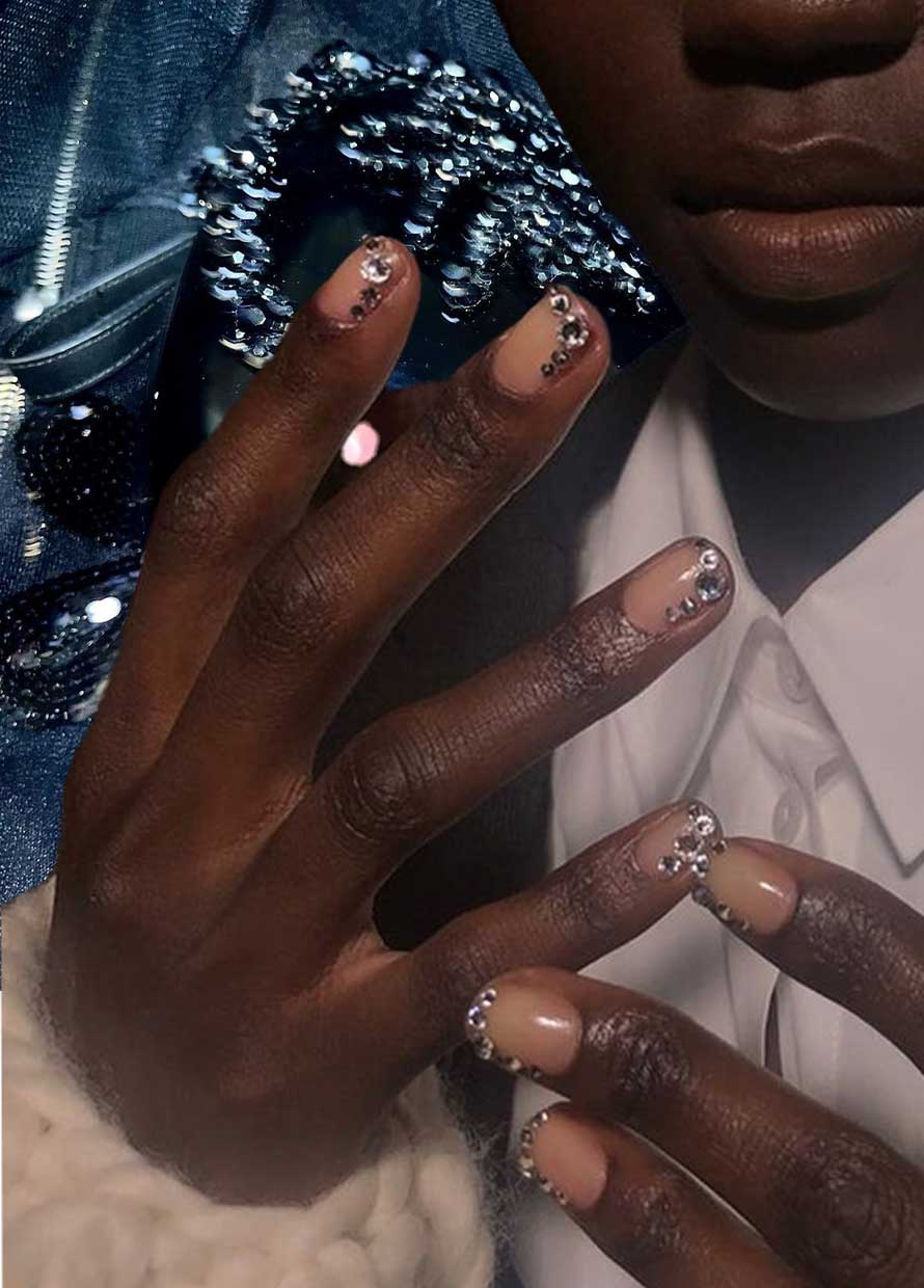 How to dress up short, stubby nails for the holiday season
