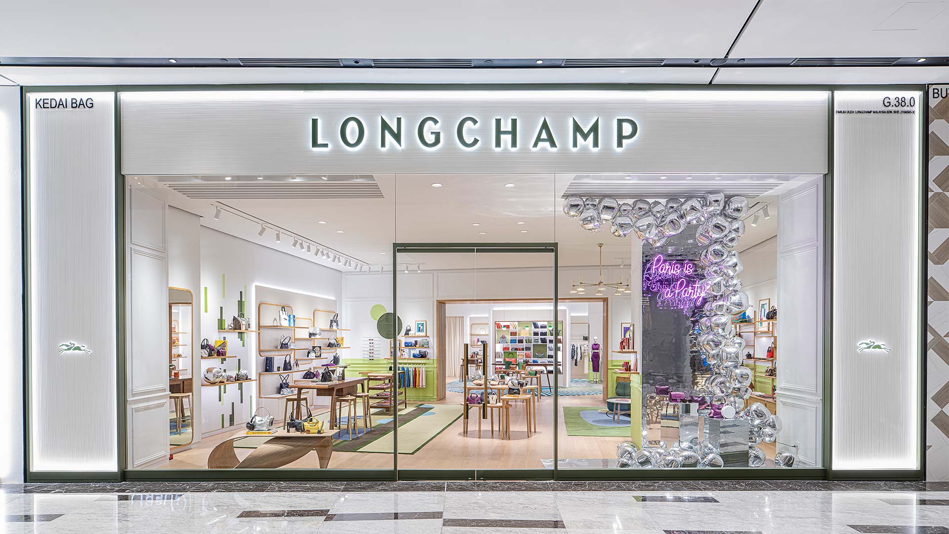 Inside Longchamp’s new flagship boutique in Kuala Lumpur