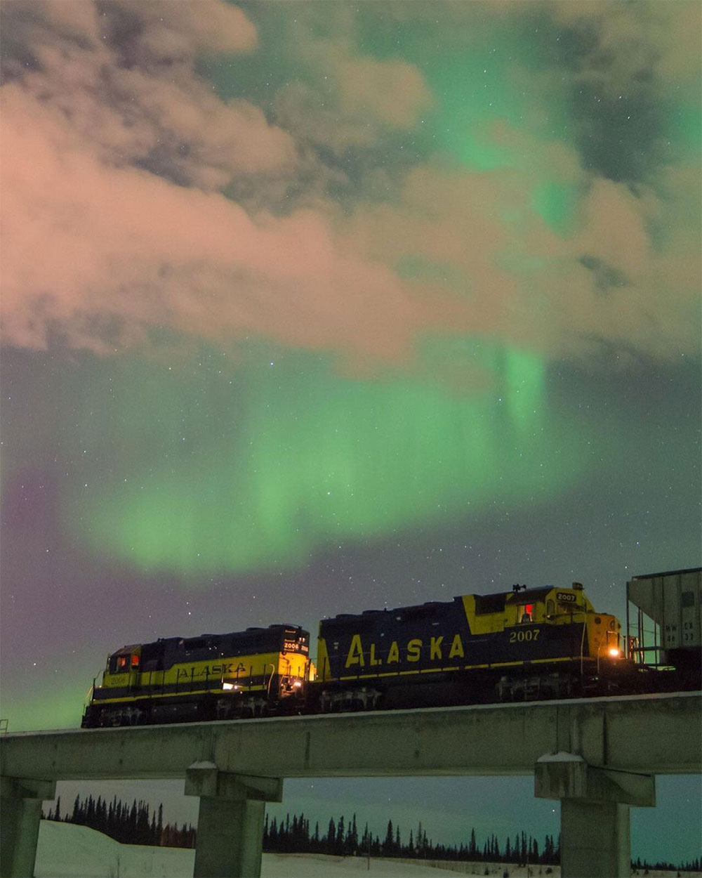 BURO Malaysia most scenic train rides, Aurora Winter train