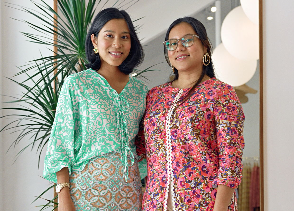 Fashion Insider: Designers Tati and Farah of Hani Mokhta on bringing brilliant hues and prints to their Raya collection