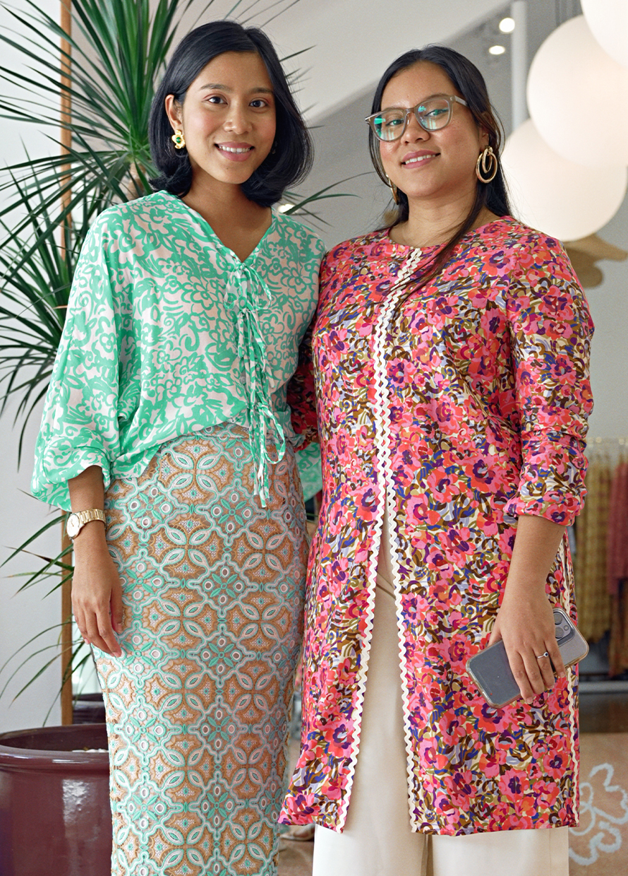 Fashion Insider: Designers Tati and Farah of Hani Mokhta on bringing brilliant hues and prints to their Raya collection