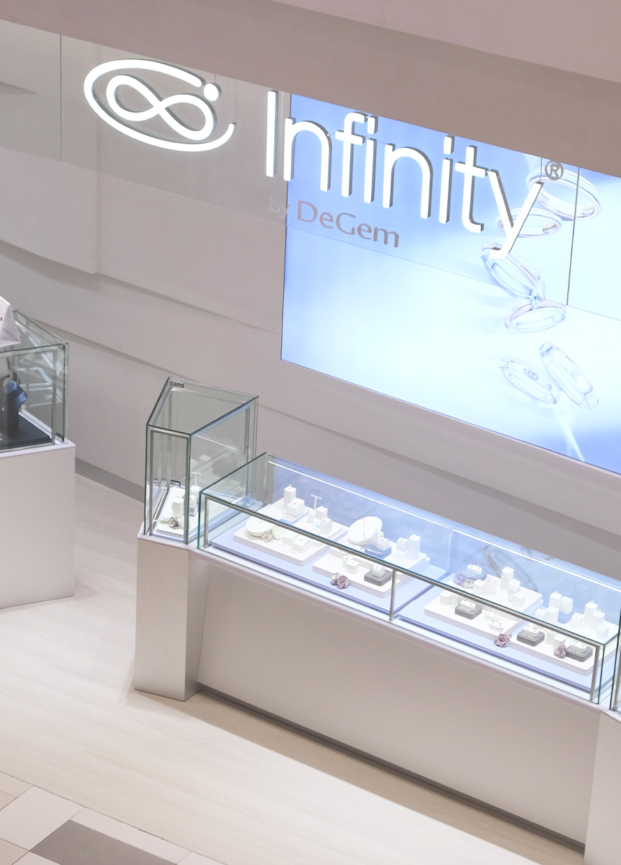 Inside the first Infinity by Degem boutique in Kuala Lumpur