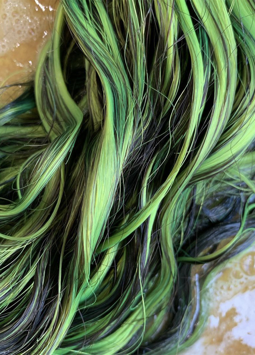 7 Ways to rock green in your hair this Brat summer