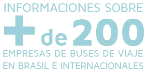 Informaciones sobre más de 200 empresas de buses de viaje en Brasil e internacionales