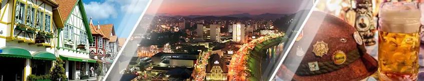 Montagem de imagens de Blumenau