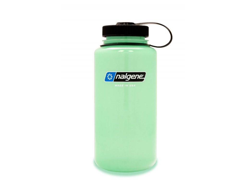 Svítící láhev na vodu Nalgene Glow Green - 1000 ml