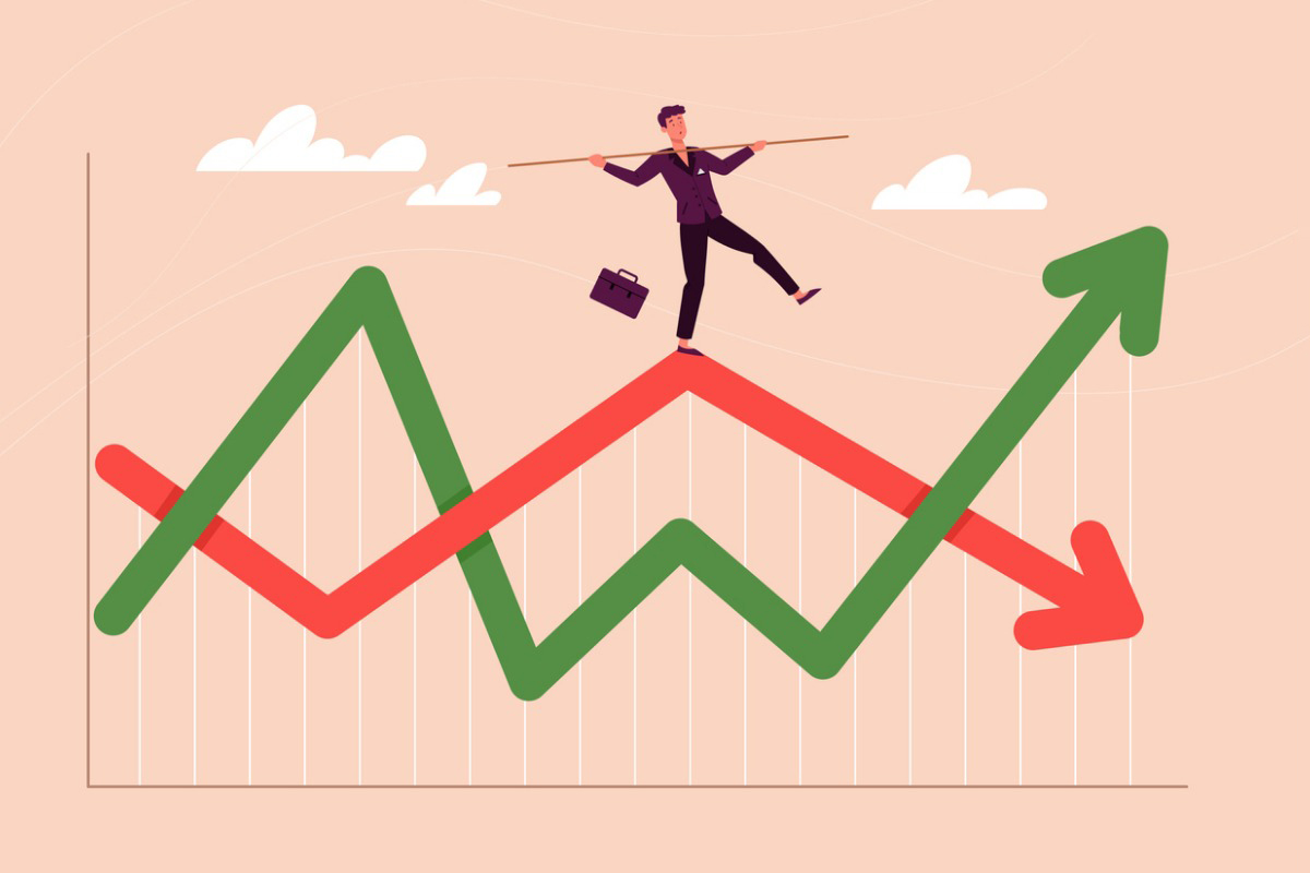 How are volatility and risk related in an investment