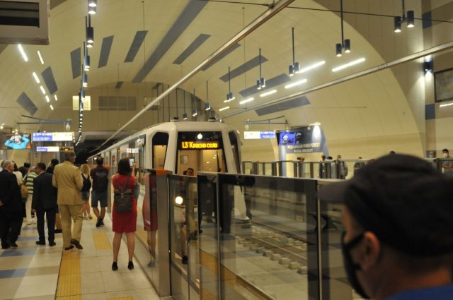 Stanice nově otevřené třetí linky sofijského metra