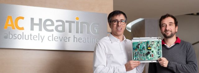 Společníci výrobce tepelných čerpadel značky AC Heating (zleva) Lubomír Kuchynka a Michal Fiala.