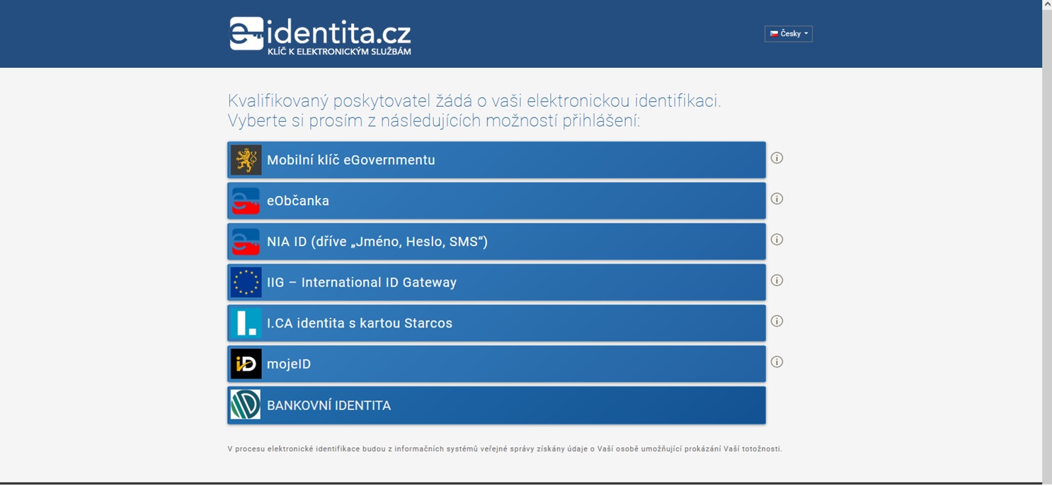 Jak se přihlásit k bankovní identitě?