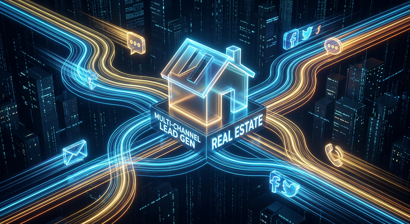 Multi-channel lead generation in real estate using AI marketing automation