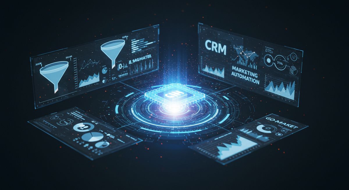 Advanced AI marketing automation natively integrating CRM data