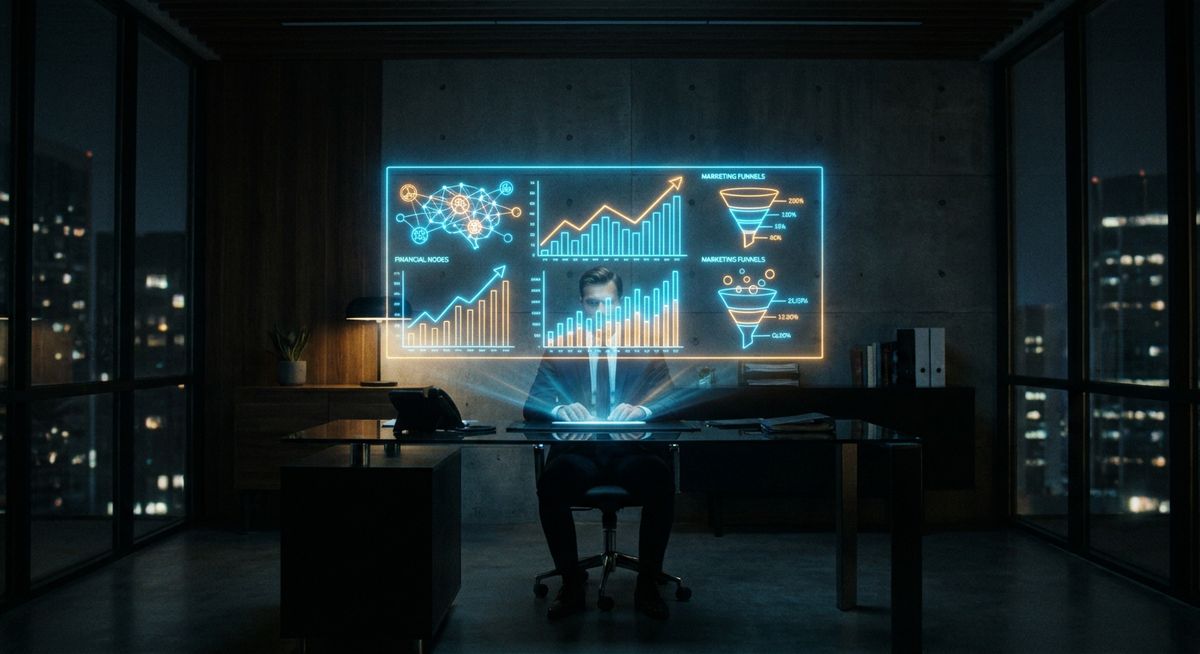 Advanced AI marketing automation analytics dashboard