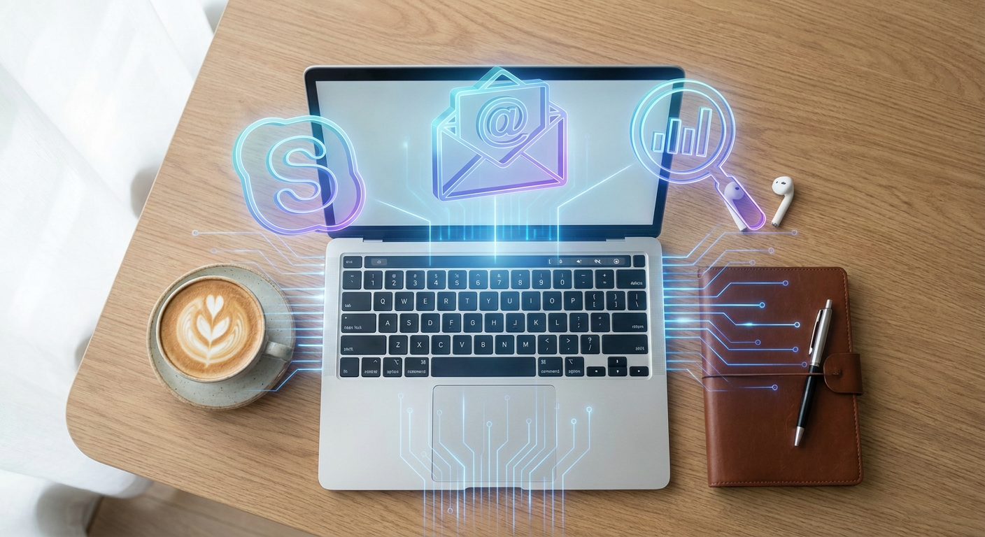 Dashboard of AI marketing tools for email and SEO