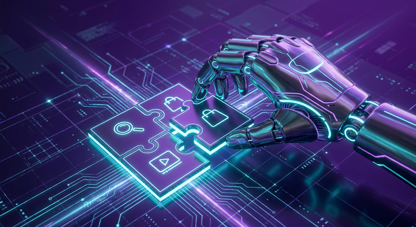 3D illustration representing multi-channel Google Ads automated campaigns