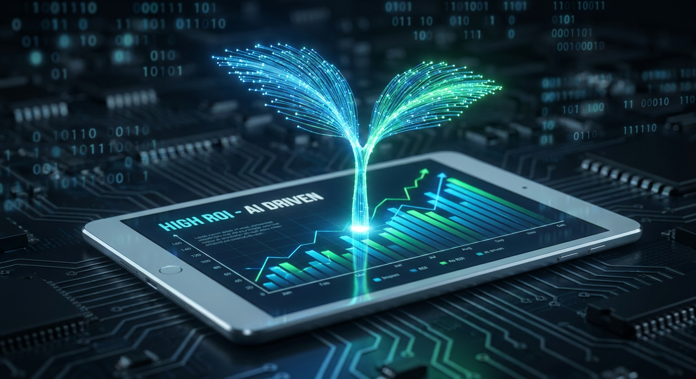 High return on investment and business growth driven by AI data