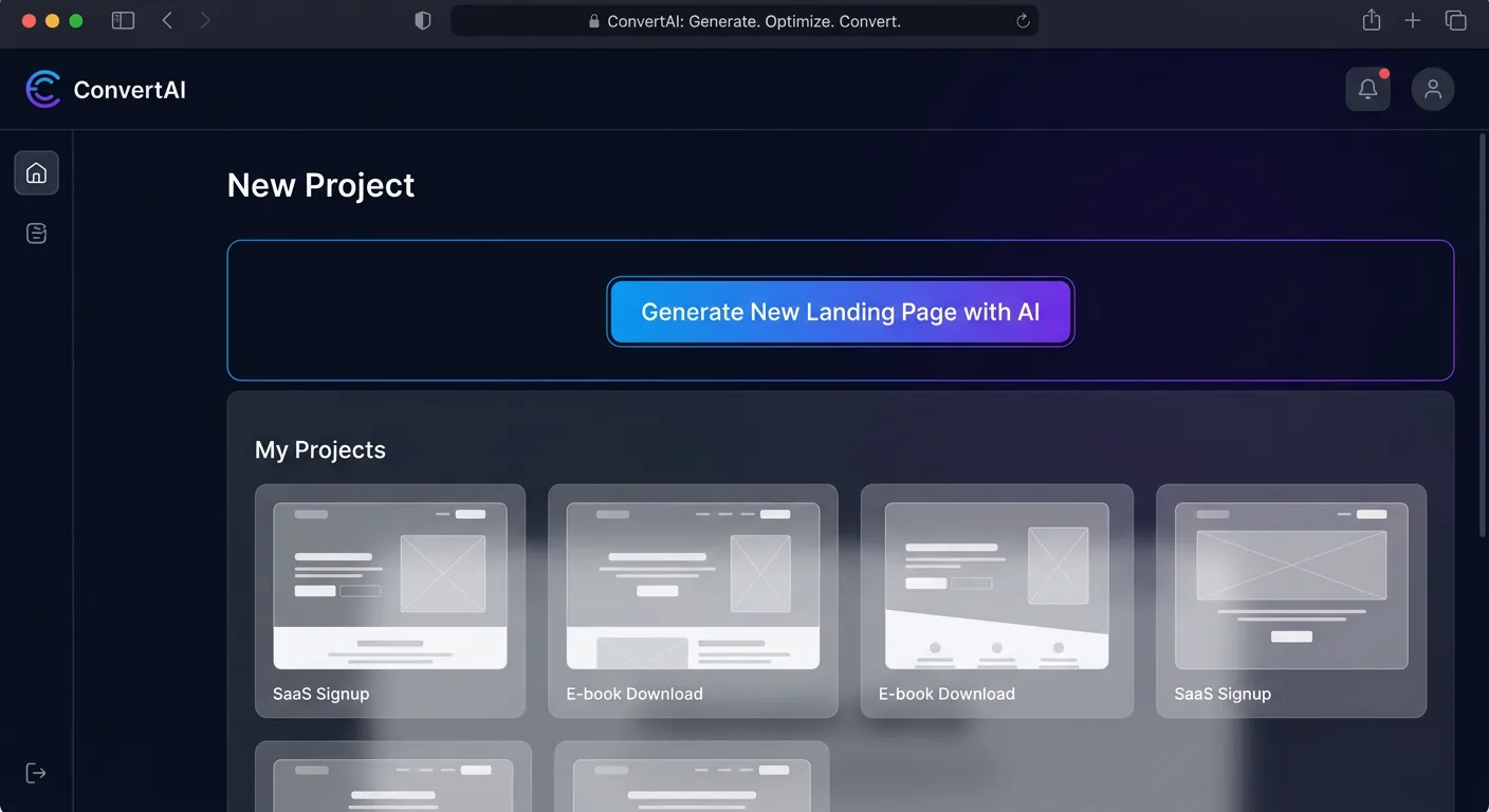 AI Landing Page Generation Process
