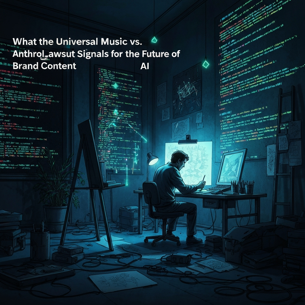 AI's Copyright Reckoning: What the Universal Music vs. Anthropic Lawsuit Signals for the Future of Brand Content - ButtonAI