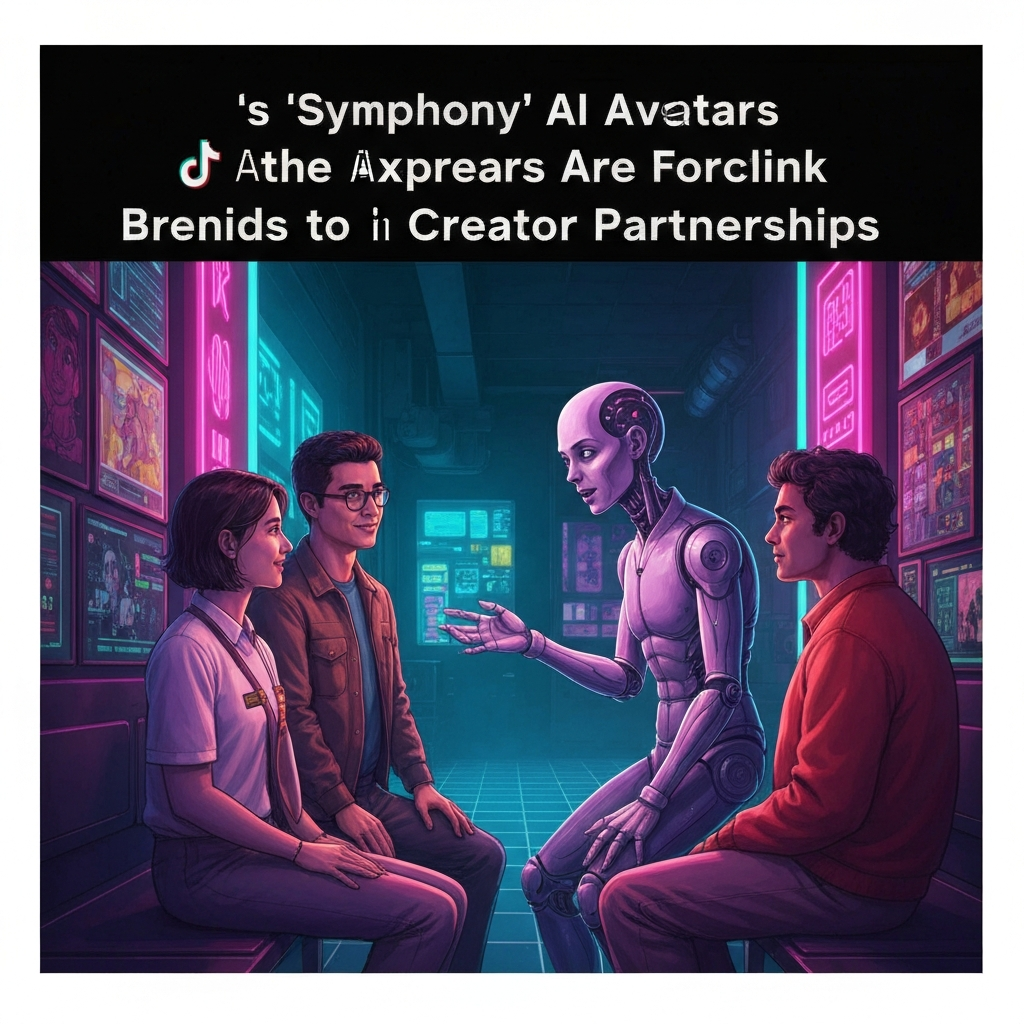 The In-House Influencer: How TikTok's 'Symphony' AI Avatars Are Forcing Brands to Rethink Creator Partnerships - ButtonAI