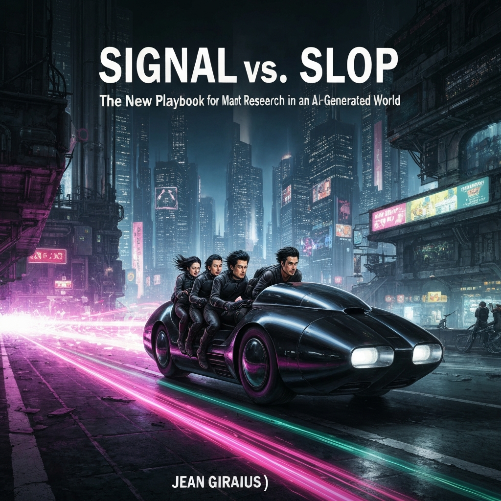 Signal vs. Slop: The New Playbook for Market Research in an AI-Generated World