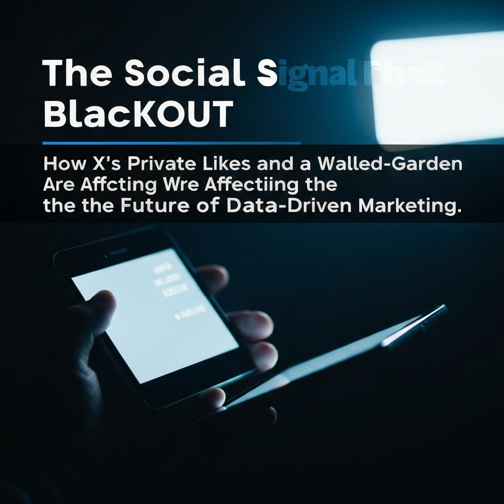 The Social Signal Blackout: How X's Private Likes and a Walled-Garden Web Are Reshaping Marketing Intelligence