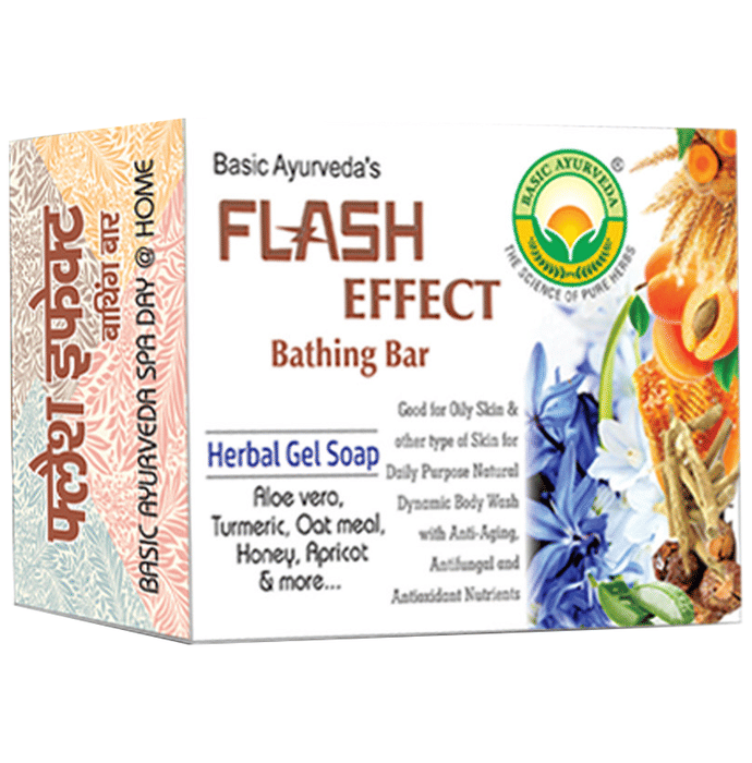 Basic Ayurveda Flash Effect Bathing Bar - 75 gm
