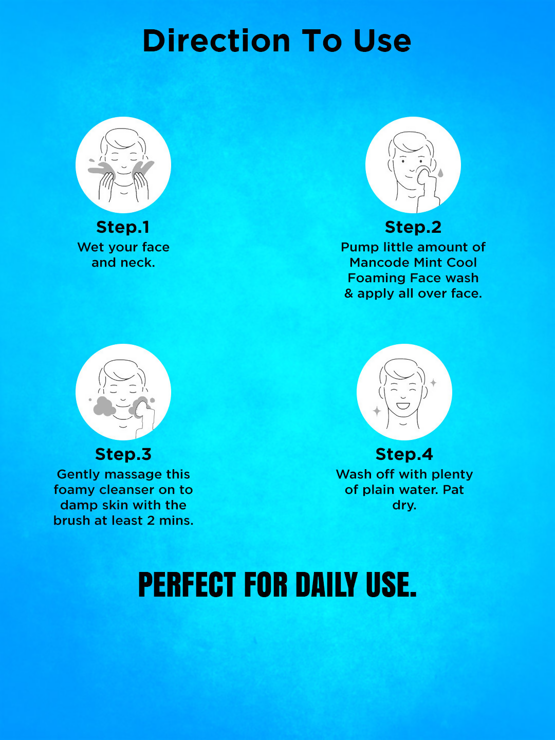 Mancode Refreshing Mint Cool Foaming Face Wash thumbnail 6