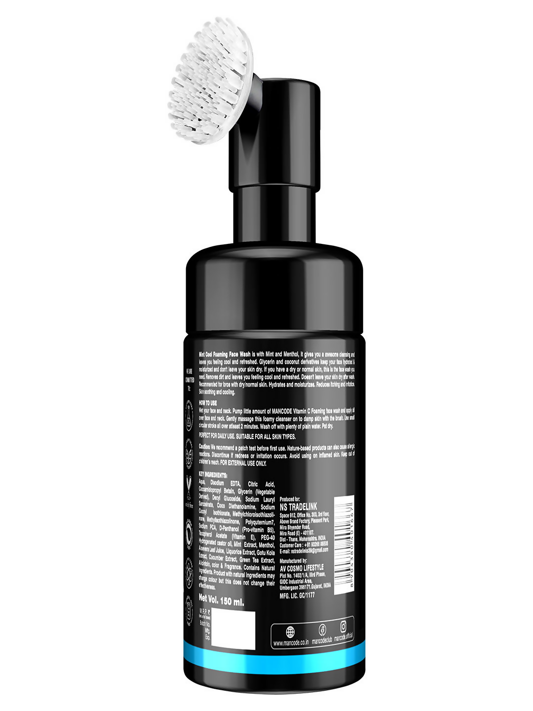 Mancode Refreshing Mint Cool Foaming Face Wash thumbnail 7