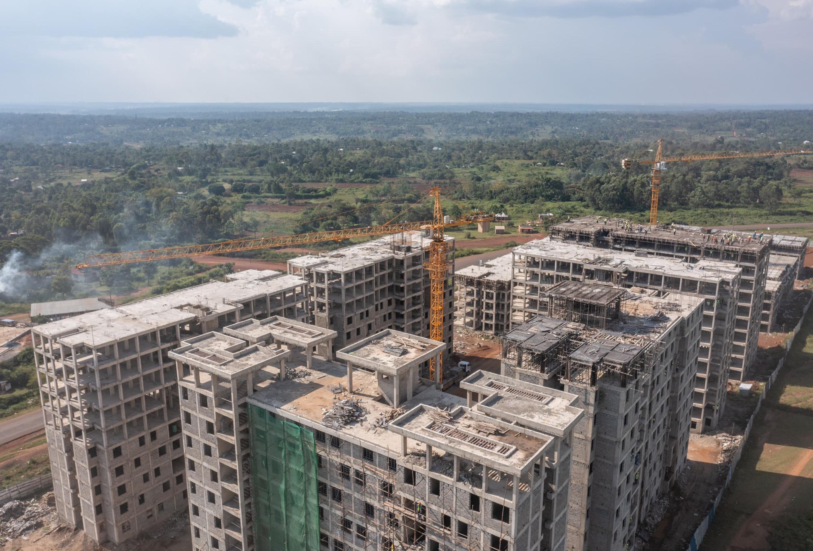 Residential apartment blocks
