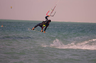 Kitesurfing spot of