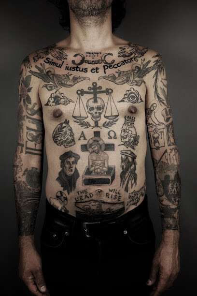 Blue Arms Tattoo